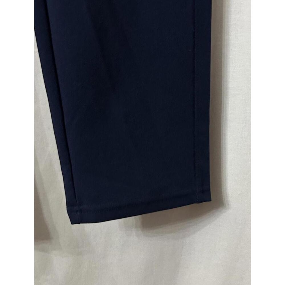 NWT Tagoo Womens Elastic Waist Navy Blue Skinny Pull On Casual Pants Size 3XL - Picture 4 of 10